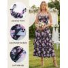 image:imageScarlet Darkness Milkmaid Corset Dress for Women Summer Wedding Guest Dresses Cocktail Floral Sundress with PocketsBlack Pink Rose
