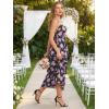 image:imageScarlet Darkness Milkmaid Corset Dress for Women Summer Wedding Guest Dresses Cocktail Floral Sundress with PocketsBlack Pink Rose