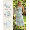 image:imageScarlet Darkness Milkmaid Corset Dress for Women Summer Wedding Guest Dresses Cocktail Floral Sundress with PocketsBlue Pink Floral