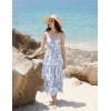 image:imageScarlet Darkness Milkmaid Corset Dress for Women Summer Wedding Guest Dresses Cocktail Floral Sundress with PocketsBlue Rose