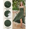 image:imageScarlet Darkness Renaissance Dress Women Summer Corset Dress Flowy Sleeveless Milkmaid Vacation Sundress with PocketsArmy Green
