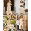 image:imageScarlet Darkness Renaissance Dress Women Summer Corset Dress Flowy Sleeveless Milkmaid Vacation Sundress with PocketsBeige