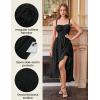 image:imageScarlet Darkness Renaissance Dress Women Summer Corset Dress Flowy Sleeveless Milkmaid Vacation Sundress with PocketsBlack