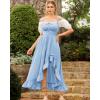 image:imageScarlet Darkness Renaissance Dress Women Summer Corset Dress Flowy Sleeveless Milkmaid Vacation Sundress with PocketsBlue