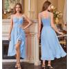 image:imageScarlet Darkness Renaissance Dress Women Summer Corset Dress Flowy Sleeveless Milkmaid Vacation Sundress with PocketsBlue