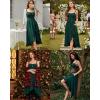 image:imageScarlet Darkness Renaissance Dress Women Summer Corset Dress Flowy Sleeveless Milkmaid Vacation Sundress with PocketsForest Green
