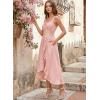 image:imageScarlet Darkness Renaissance Dress Women Summer Corset Dress Flowy Sleeveless Milkmaid Vacation Sundress with PocketsLight Pink