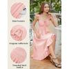 image:imageScarlet Darkness Renaissance Dress Women Summer Corset Dress Flowy Sleeveless Milkmaid Vacation Sundress with PocketsLight Pink