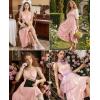 image:imageScarlet Darkness Renaissance Dress Women Summer Corset Dress Flowy Sleeveless Milkmaid Vacation Sundress with PocketsLight Pink