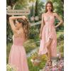 image:imageScarlet Darkness Renaissance Dress Women Summer Corset Dress Flowy Sleeveless Milkmaid Vacation Sundress with PocketsLight Pink