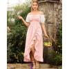 image:imageScarlet Darkness Renaissance Dress Women Summer Corset Dress Flowy Sleeveless Milkmaid Vacation Sundress with PocketsLight Pink