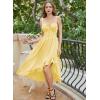 image:imageScarlet Darkness Renaissance Dress Women Summer Corset Dress Flowy Sleeveless Milkmaid Vacation Sundress with PocketsLight Yellow