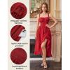 image:imageScarlet Darkness Renaissance Dress Women Summer Corset Dress Flowy Sleeveless Milkmaid Vacation Sundress with PocketsRed