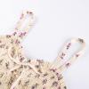 image:imageScarlet Darkness Smocked Floral Sundresses for Women Teens 2026 Summer Flowy Ruffle Mini DressBeige Purple Floral
