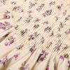 image:imageScarlet Darkness Smocked Floral Sundresses for Women Teens 2026 Summer Flowy Ruffle Mini DressBeige Purple Floral