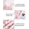 image:imageScarlet Darkness Smocked Floral Sundresses for Women Teens 2026 Summer Flowy Ruffle Mini DressWhite Pink Floral