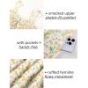 image:imageScarlet Darkness Smocked Floral Sundresses for Women Teens 2026 Summer Flowy Ruffle Mini DressWhite Yellow Floral