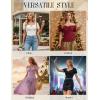 image:imageScarlet Darkness Summer Corset Tops for Women Puff Sleeve Peasant Blouse Square Neck Renaissance ShirtWine Red