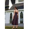 image:imageScarlet Darkness Summer Dresses for Women 2026 Floral Corset Dress Long Milkmaid Dress with PocketBlack Pink Floral