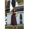 image:imageScarlet Darkness Summer Dresses for Women 2026 Floral Corset Dress Long Milkmaid Dress with PocketBlack Pink Floral