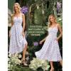 image:imageScarlet Darkness Summer Dresses for Women 2026 Floral Corset Dress Long Milkmaid Dress with PocketPurple