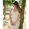 image:imageScarlet Darkness Summer Dresses for Women 2026 Floral Corset Dress Long Milkmaid Dress with PocketYellow