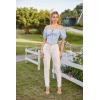 image:imageScarlet Darkness Vintage Corset Tops for Women Renaissance Blouse Off Shoulder Puff Sleeves TopBlue