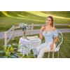 image:imageScarlet Darkness Vintage Corset Tops for Women Renaissance Blouse Off Shoulder Puff Sleeves TopBlue