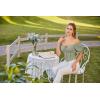 image:imageScarlet Darkness Vintage Corset Tops for Women Renaissance Blouse Off Shoulder Puff Sleeves TopGreen Bay