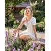 image:imageScarlet Darkness Vintage Corset Tops for Women Renaissance Blouse Off Shoulder Puff Sleeves TopWhite