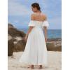 image:imageScarlet Darkness Women Off Shoulder Corset Dress Sweetheart Fishboned Puff Sleeve Renaissance DressWhite