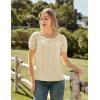 image:imageScarlet Darkness Women Renaissance Shirt Puff Sleeve Off Shoulder Peasant Pirate TopsApricot