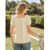 image:imageScarlet Darkness Women Renaissance Shirt Puff Sleeve Off Shoulder Peasant Pirate TopsApricot