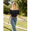 image:imageScarlet Darkness Women Renaissance Shirt Puff Sleeve Off Shoulder Peasant Pirate TopsBlack