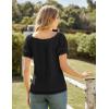 image:imageScarlet Darkness Women Renaissance Shirt Puff Sleeve Off Shoulder Peasant Pirate TopsBlack
