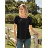 image:imageScarlet Darkness Women Renaissance Shirt Puff Sleeve Off Shoulder Peasant Pirate TopsBlack