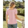 image:imageScarlet Darkness Women Renaissance Shirt Puff Sleeve Off Shoulder Peasant Pirate TopsPink