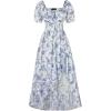 Blue Line Floral