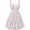 White Pink Floral