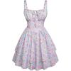 Blue Pink Floral
