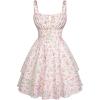 White Pink Floral