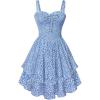 Blue-white Floral