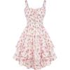 White Pink Floral