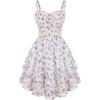 White Purple Floral