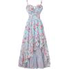 Blue Pink Floral