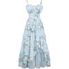 Blue White Floral