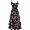 Black Pink Floral