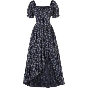 image:imageScarlet Darkness Corset Dresses for Women Summer 2026 Floral Wedding Guest Chiffon SundressOrchid Floral