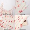 image:imageSCARLET DARKNESS Womens Floral Midi Dress Corset Sundresses 2026 Summer Spring Vacation Milkmaid DressesBeige Pink Floral