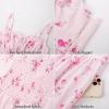 image:imageSCARLET DARKNESS Womens Floral Midi Dress Corset Sundresses 2026 Summer Spring Vacation Milkmaid DressesPink Floral